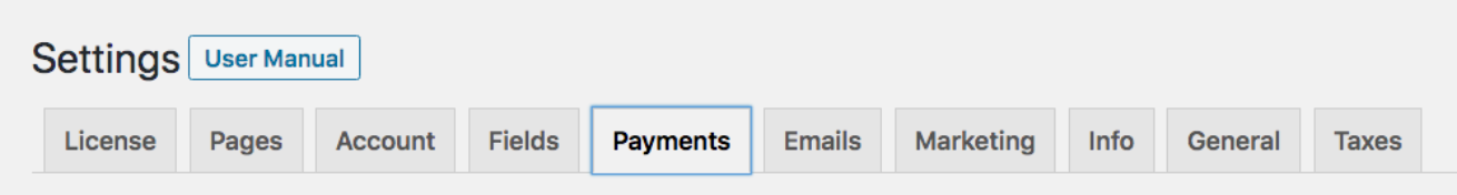 Go to payments tab. Source: docs.memberpress.com