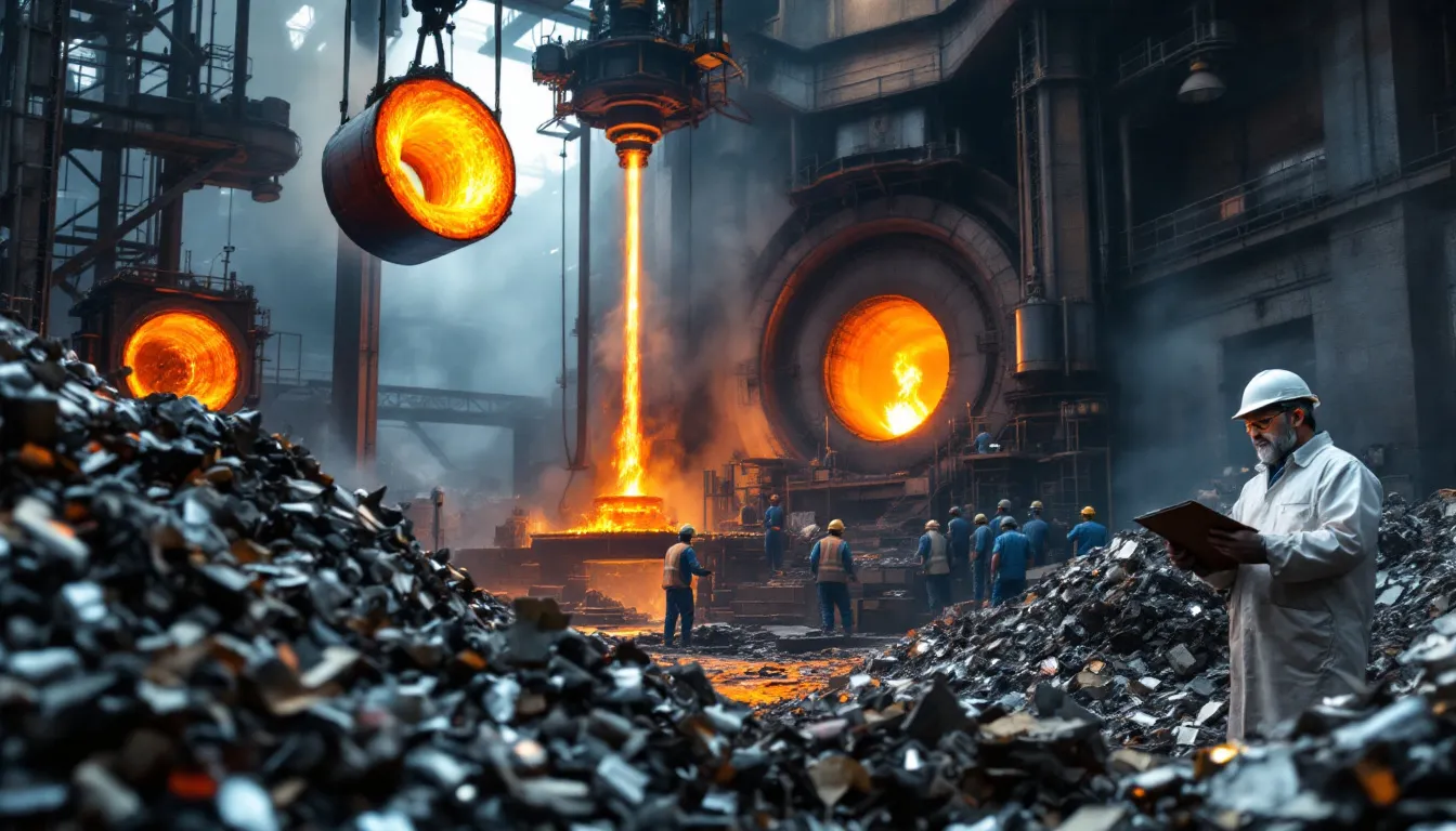 169efae0 8e53 4185 b8e5 36d3d67178b3 Overview of the steel ingot from scrap business in India.