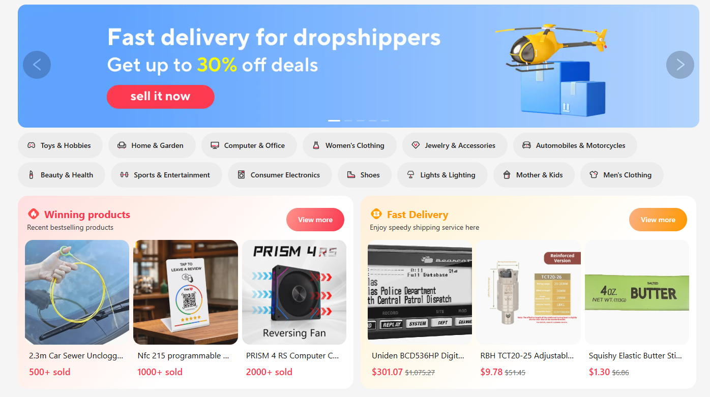 using aliexpress to dropship items