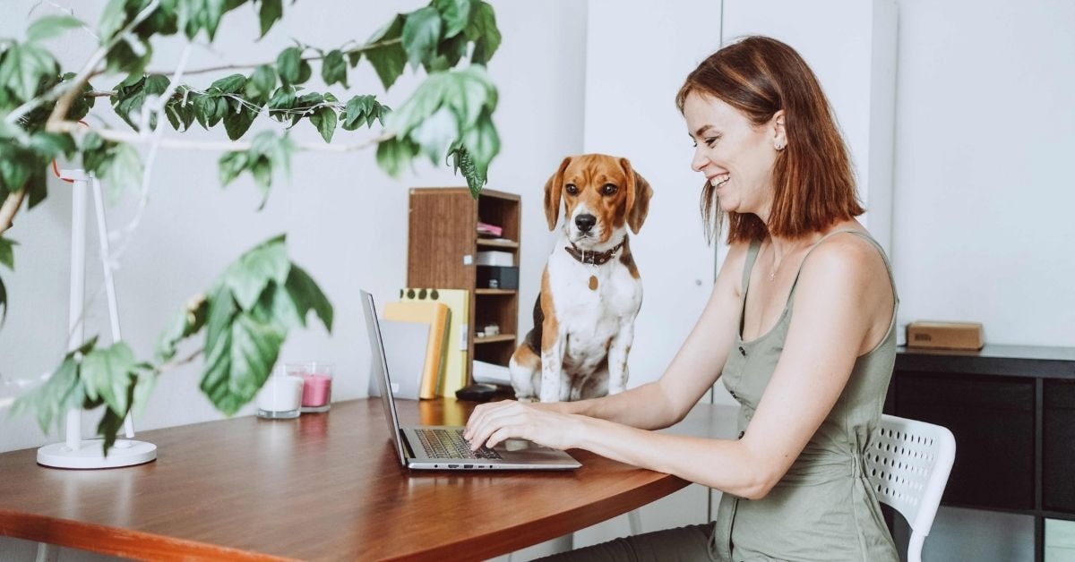 a woman doing income tax planning happly