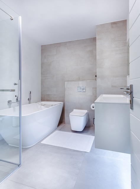 cuarto de baño minimalista - decoración