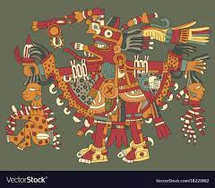 Aztec gods Royalty Free Vector Image - VectorStock