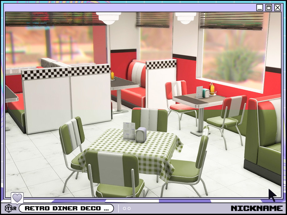 Retro Diner Deco Set