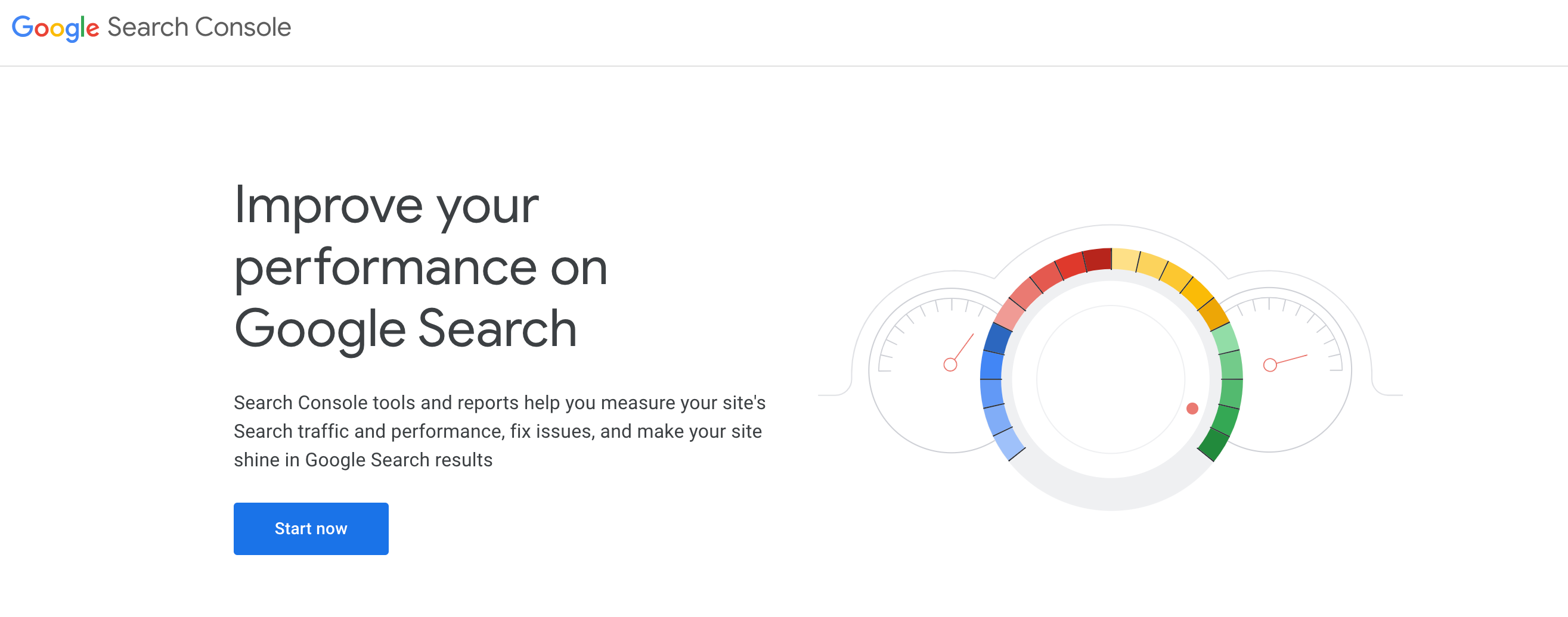 Google Search Console Homepage