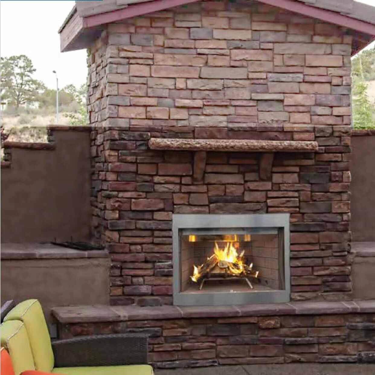 Best outdoor Fireplaces: Best Traditional - Superior WRE4500 36" Traditional Wood Burning Outdoor Fireplace WRE4536W