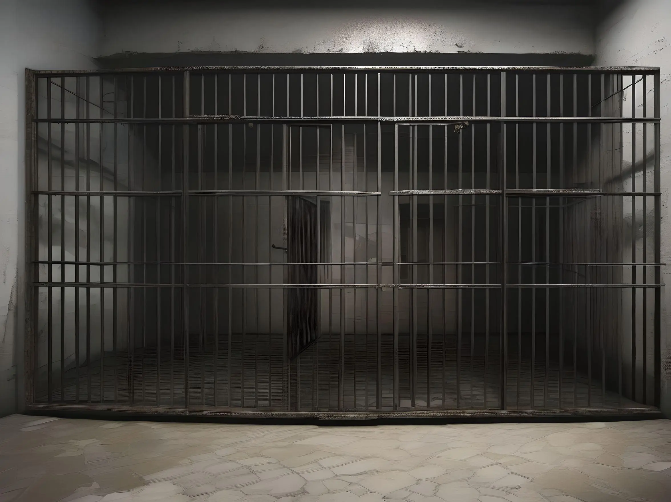 Image depicting the mental prison of trauma, symbolizing confinement and emotional distress.