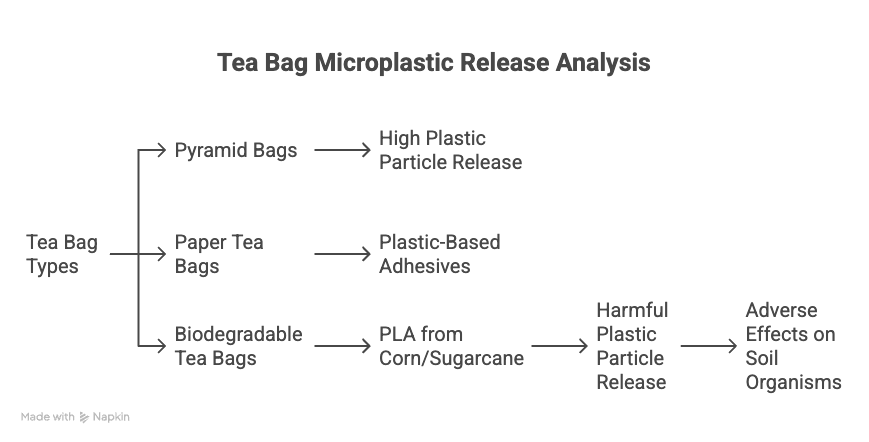 microplastics in tea bags: microplastic release analysis