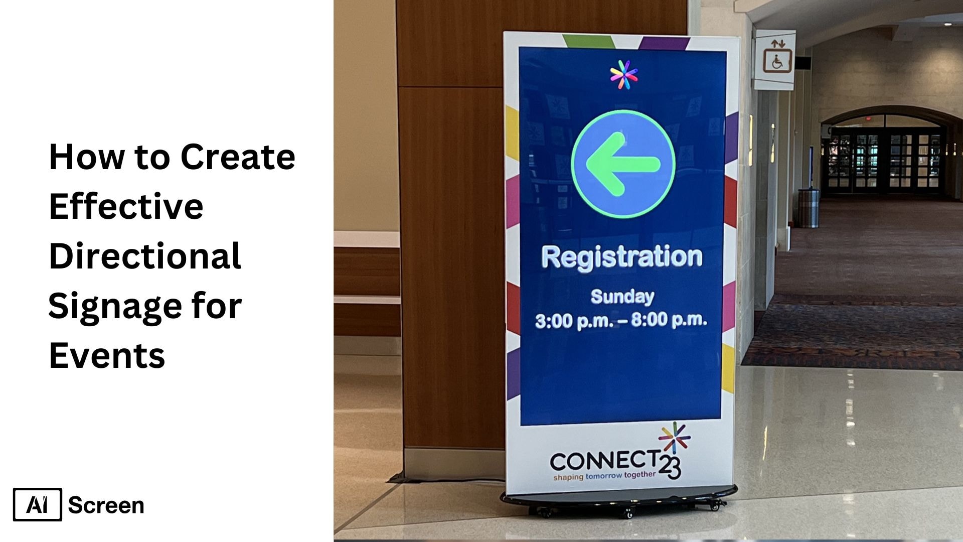 How to Create Effective Directional Signage for Events, image size:1920x1080