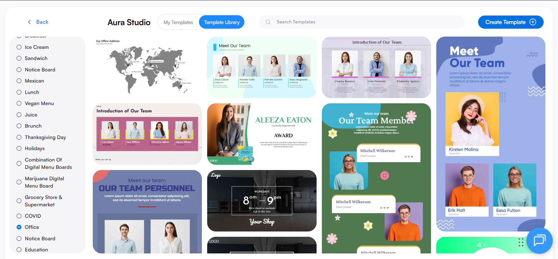 8 Best Digital Signage Software Companies for Office Displays 4 templates