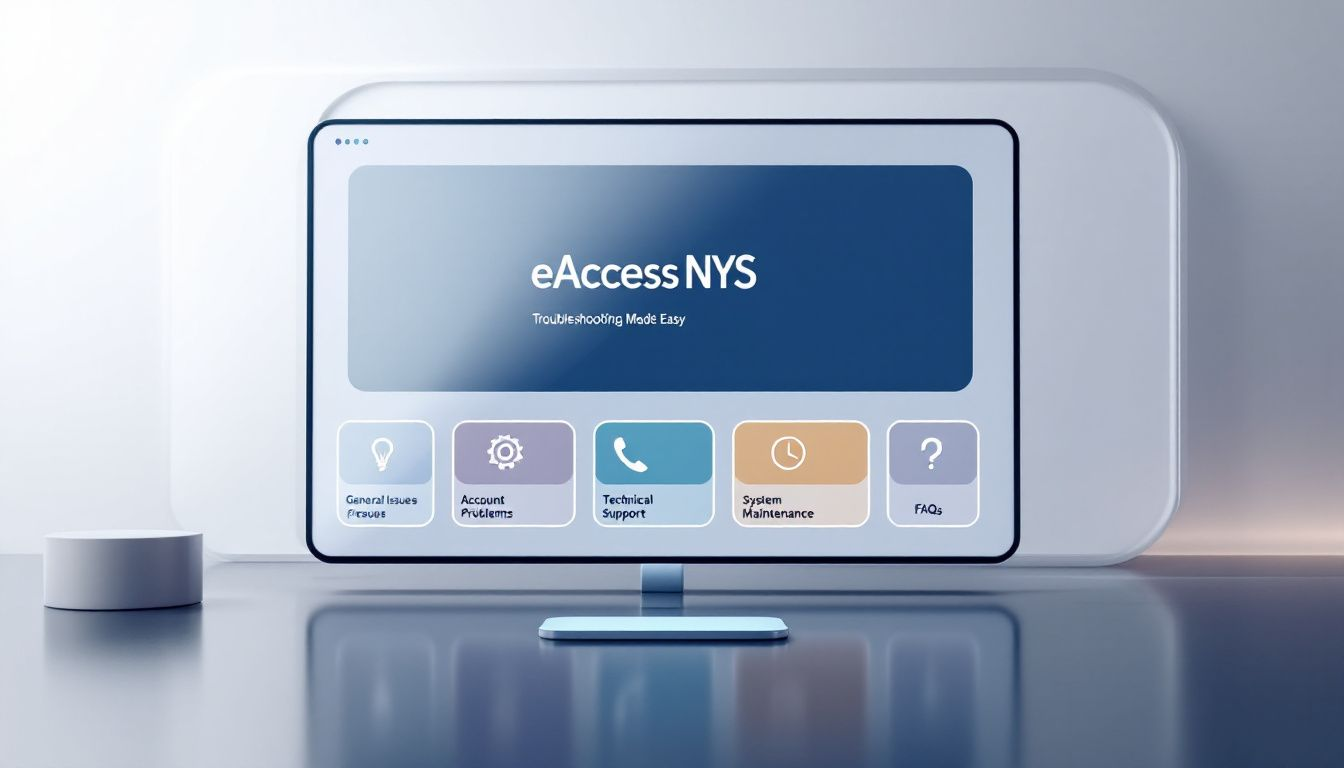 Troubleshooting common issues on the eAccess NYS portal.