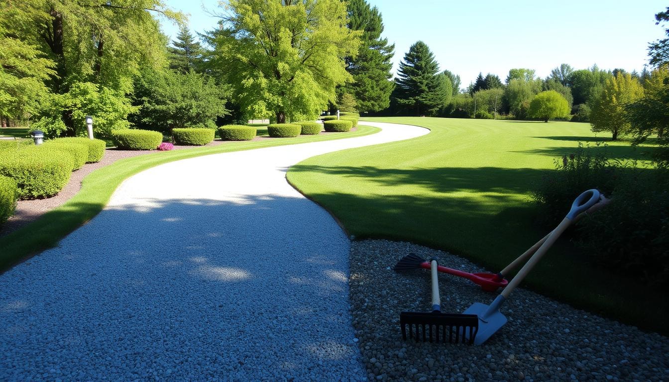 gravel rock maintenance