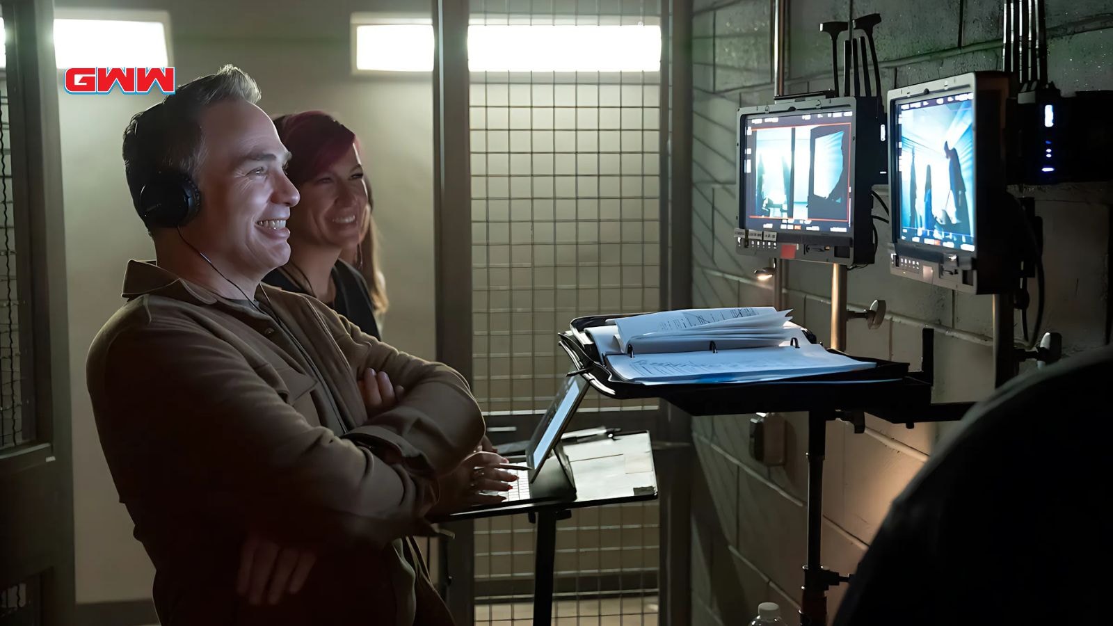 Director Ted Humphrey behind the scenes of the Lincoln Lawyer Season 4.