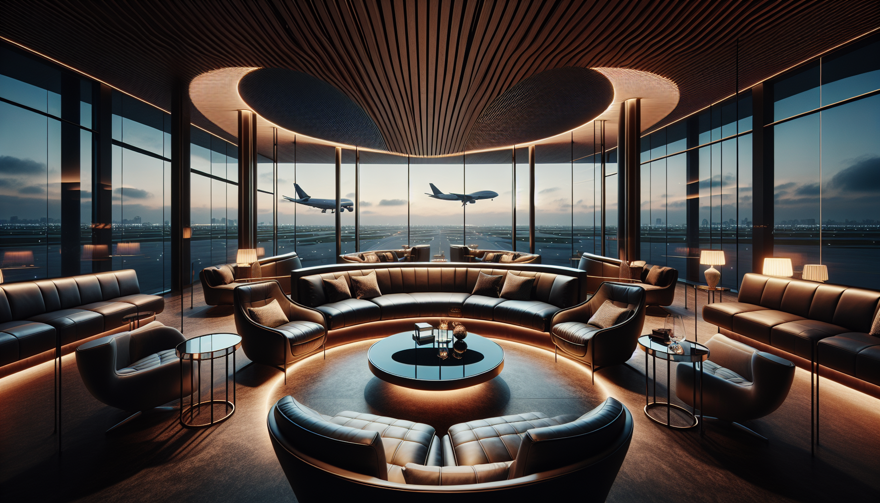 Luxurious Lounge at Terminal 8