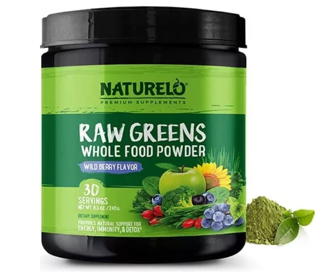 Raw greens superfood powder