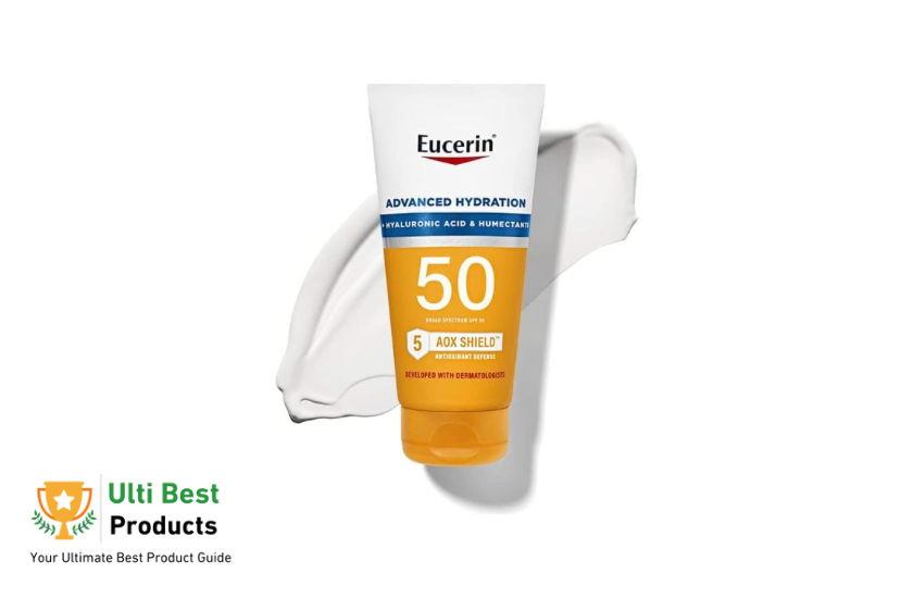 Eucerin Advanced Hydration Sunscreen in a post about the Best Drugstore Skincare Routines