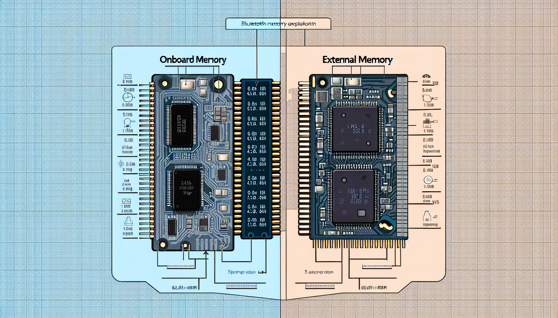 Onboard vs. External Flash Memory for Bluetooth microcontrollers