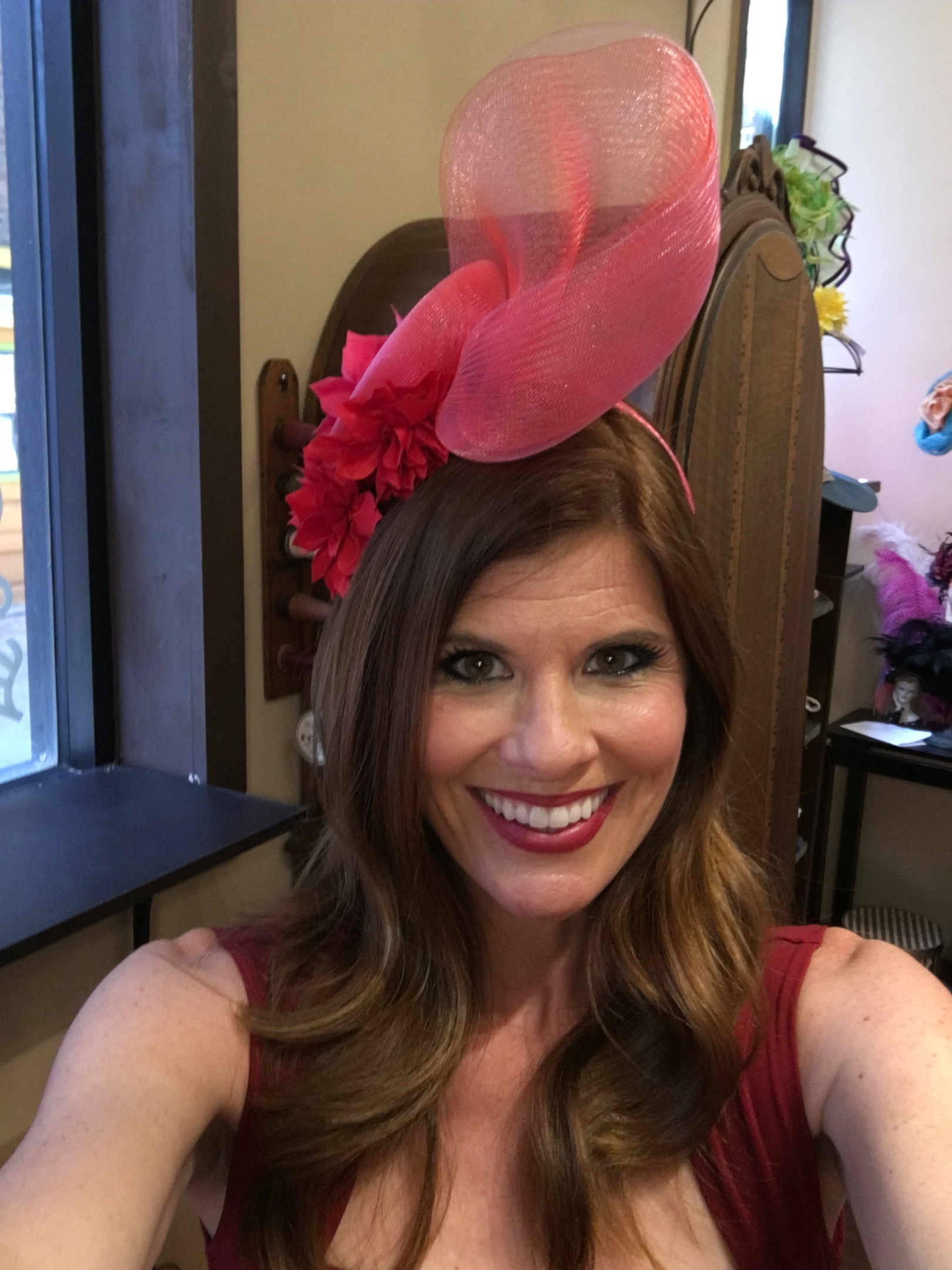 Kentucky Derby hats - picture drinking a mint julep with this beauty