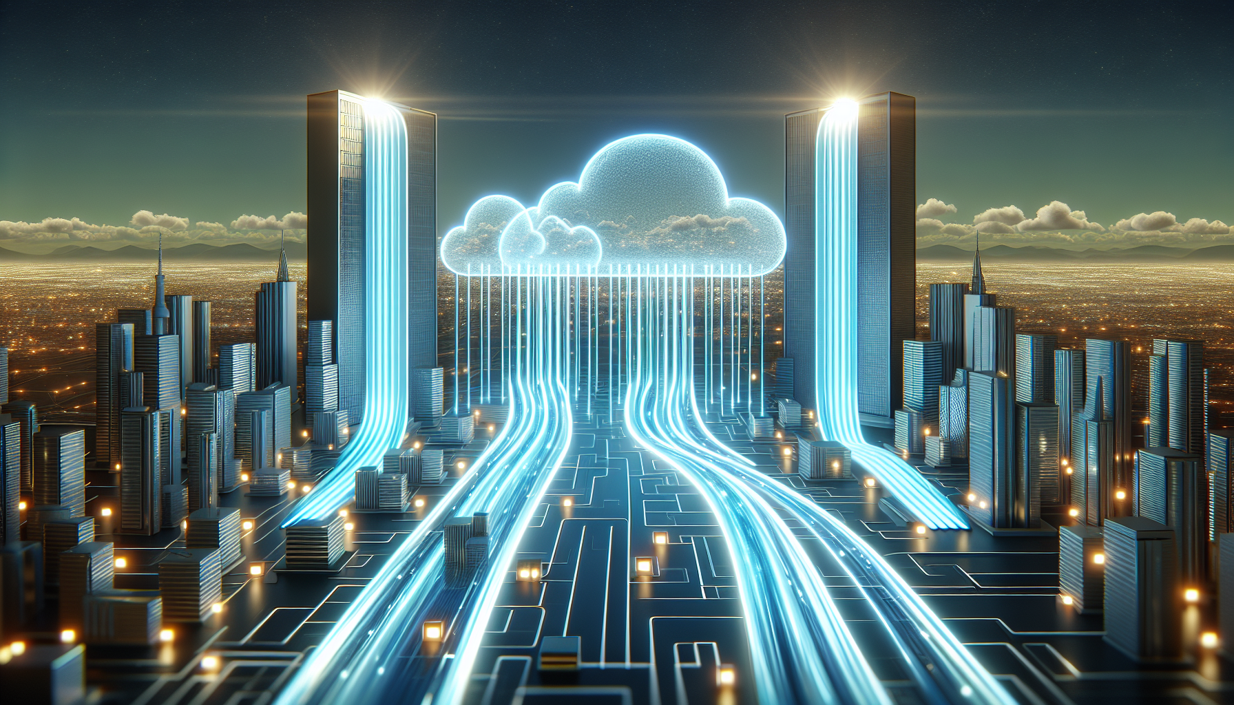 Illustration of SD WAN and cloud adoption