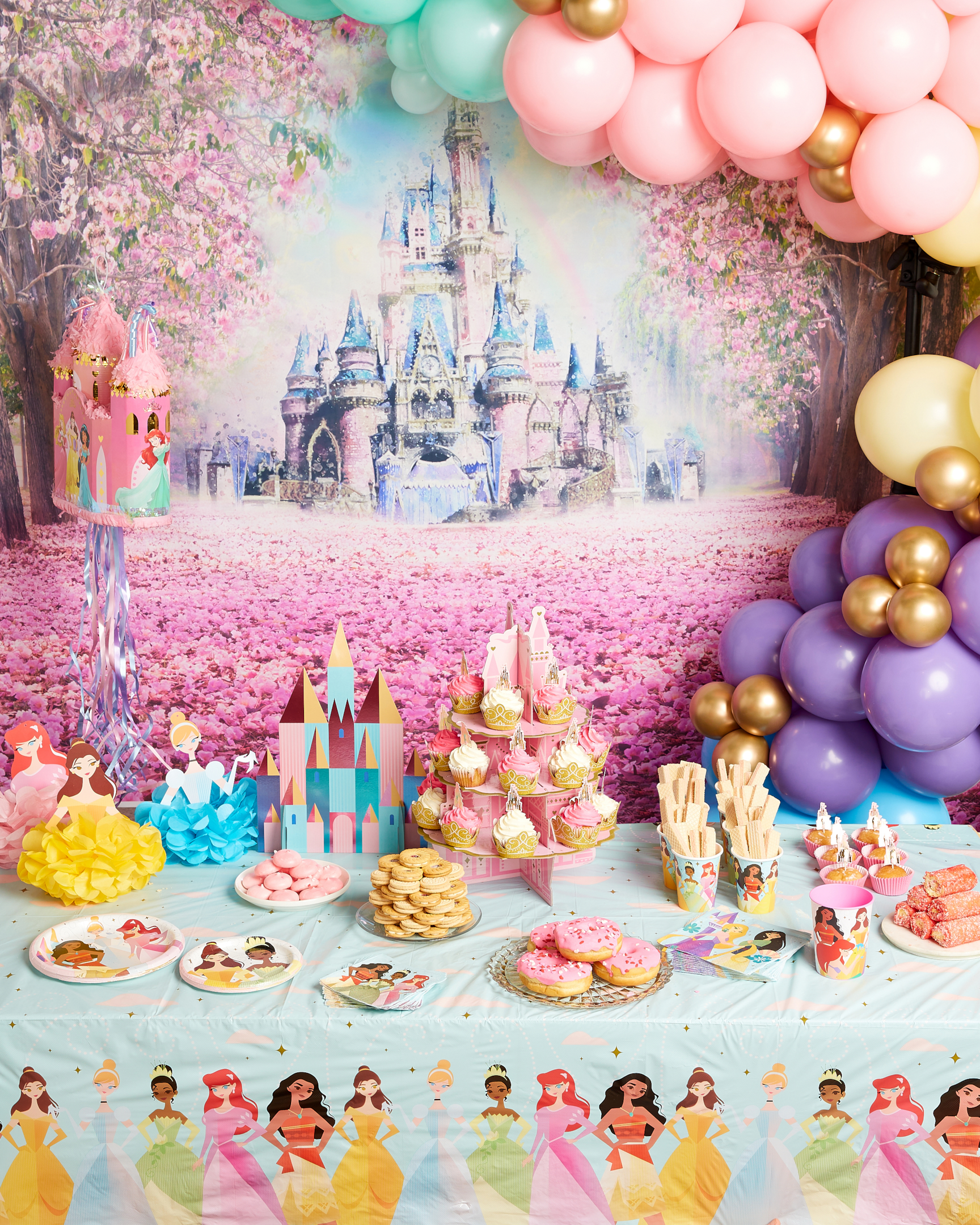 Disney Princess Themed Birthday Party Idea