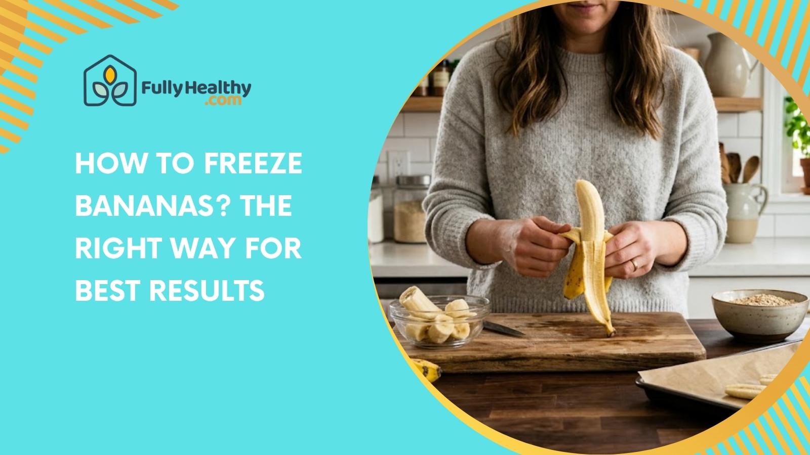How To Freeze Bananas? The Right Way For Best Results