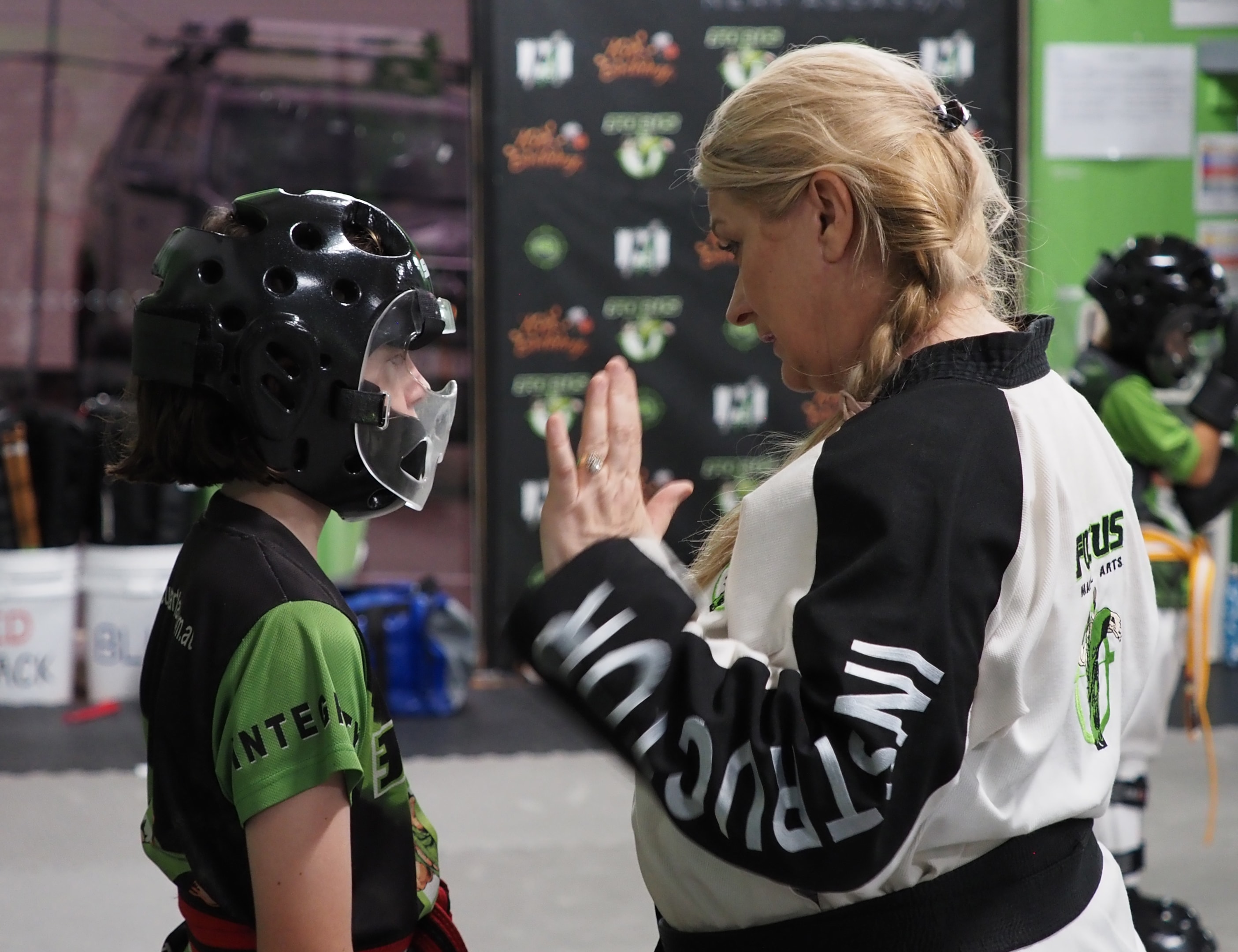 our karate class improve your child's confidence while giving them a full body workout