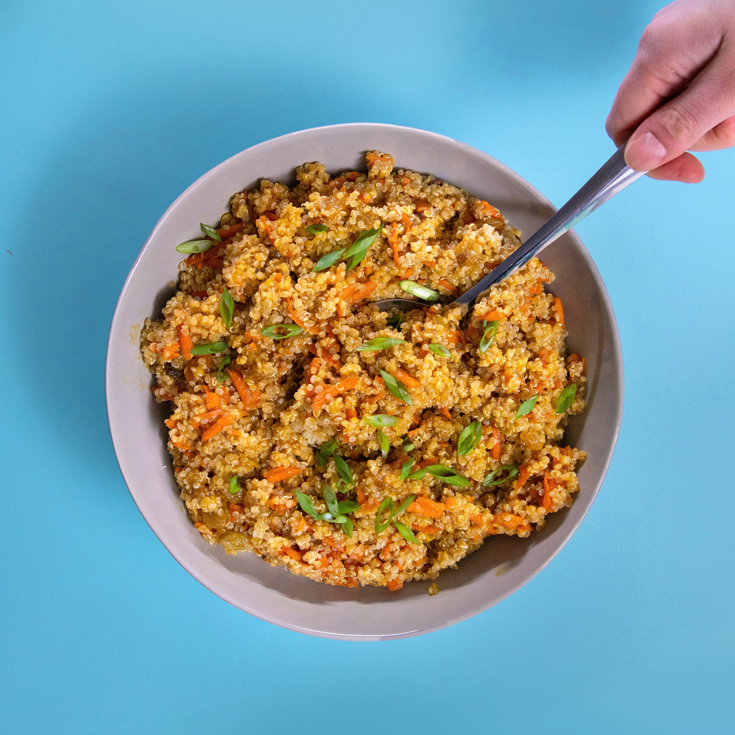 A satisfying grain bowl with Proper Good's Brown Rice & Quinoa Blend