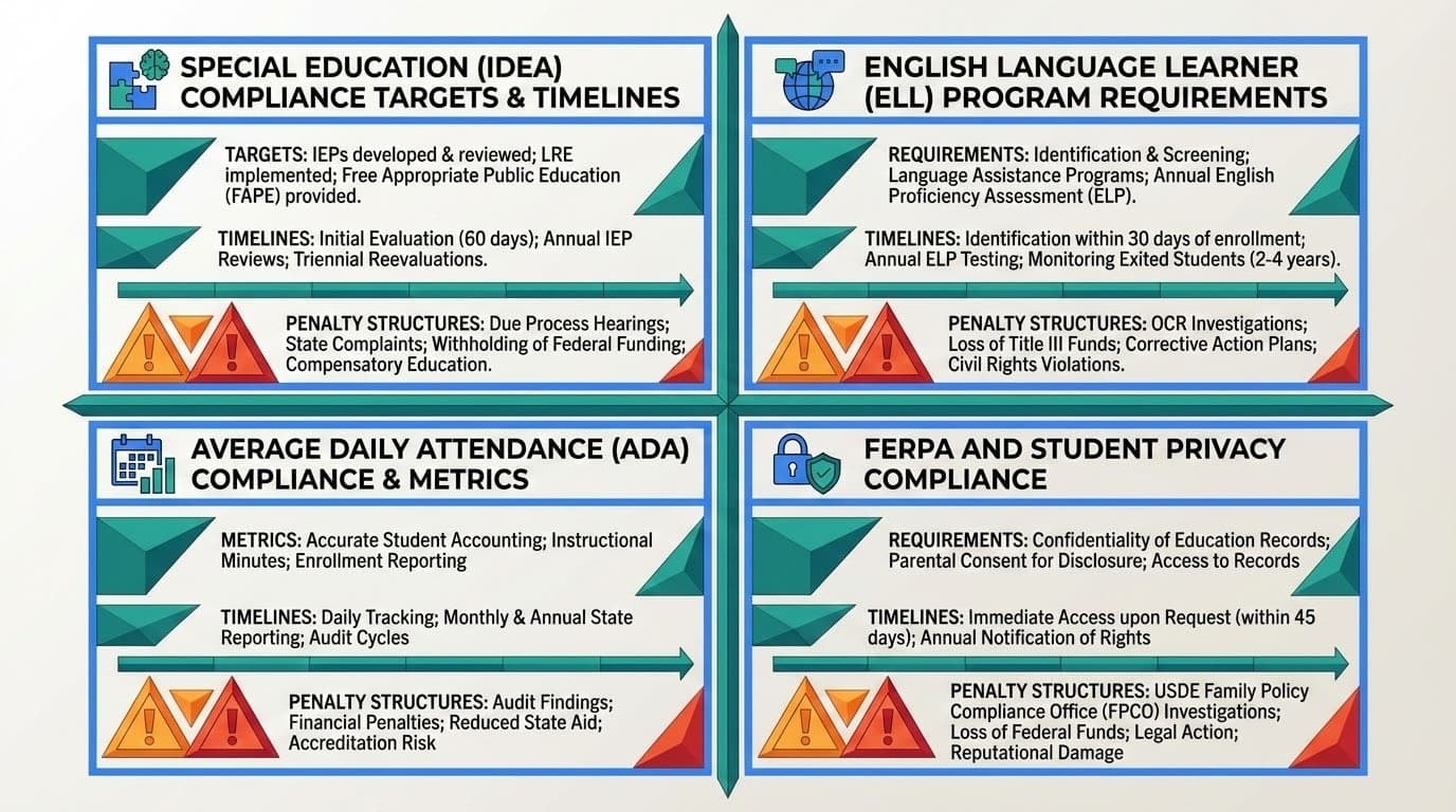 Protecting High‑Risk Areas: Special Education, ELL, ADA, and FERPA