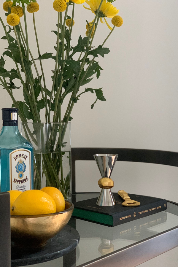 a bar vignette with The Nomad Cocktail Book