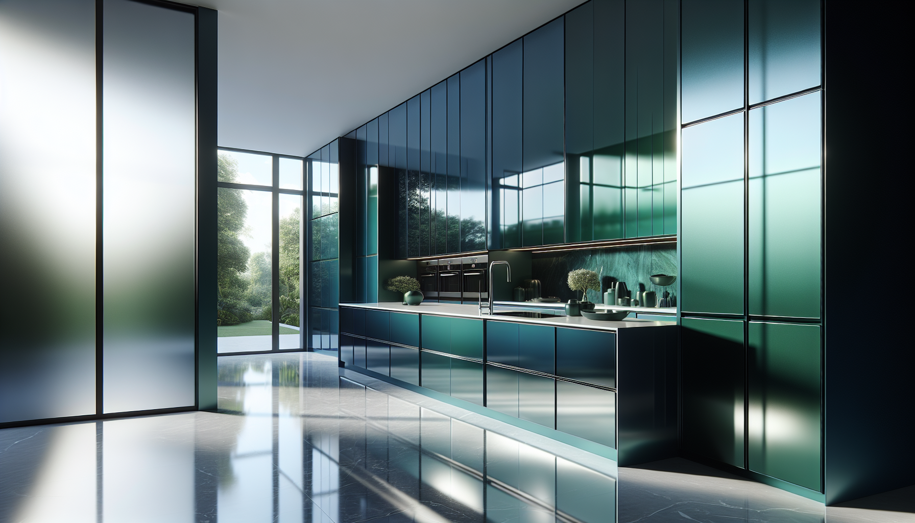 Sleek and sophisticated cabinetry in luxury modern kitchen design