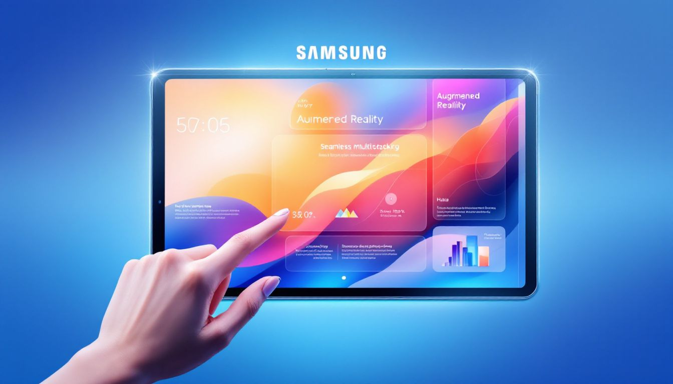 Accéder à l'écran d'accueil de la tablette Samsung.