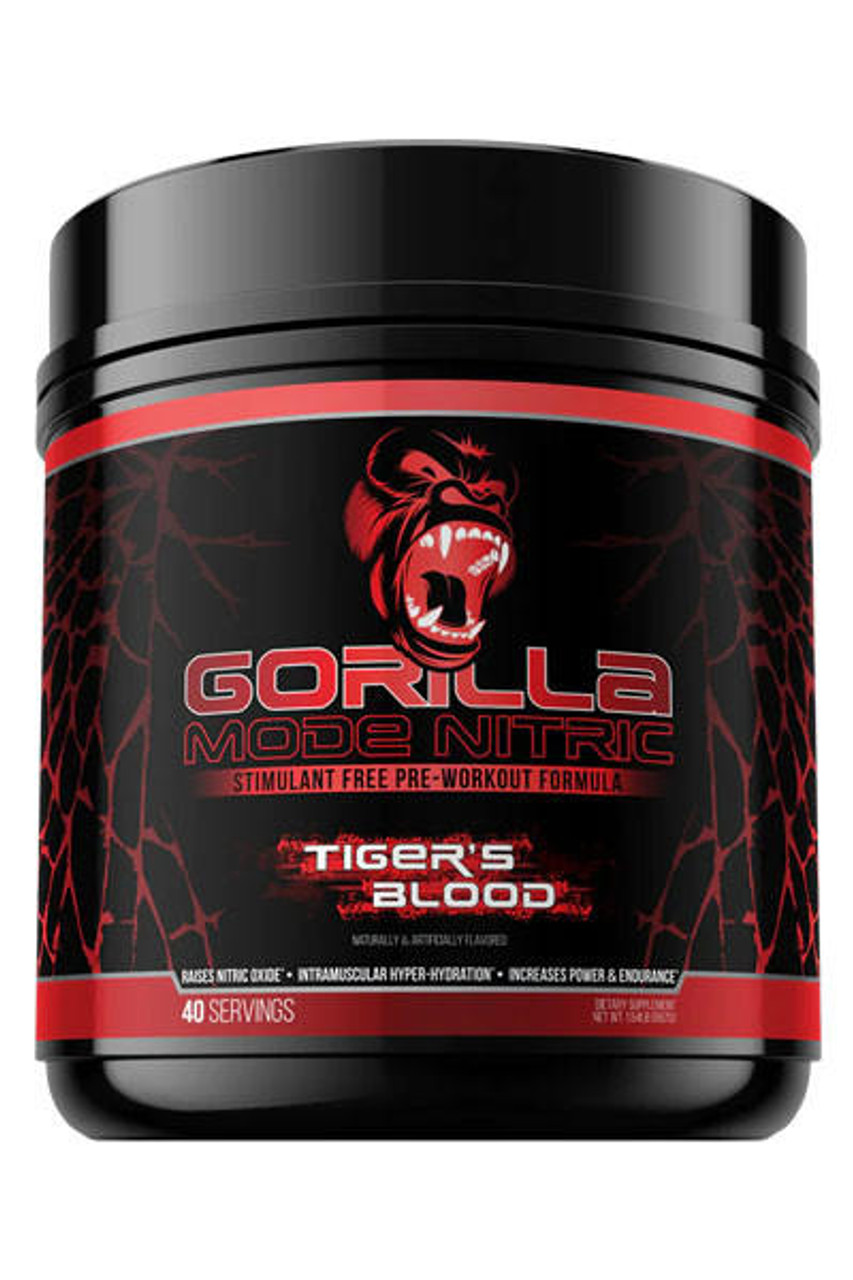 Gorilla Mode Nitric Stimulant Free Pre-Workout by Gorilla Mind