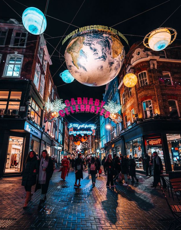 shopping places in london