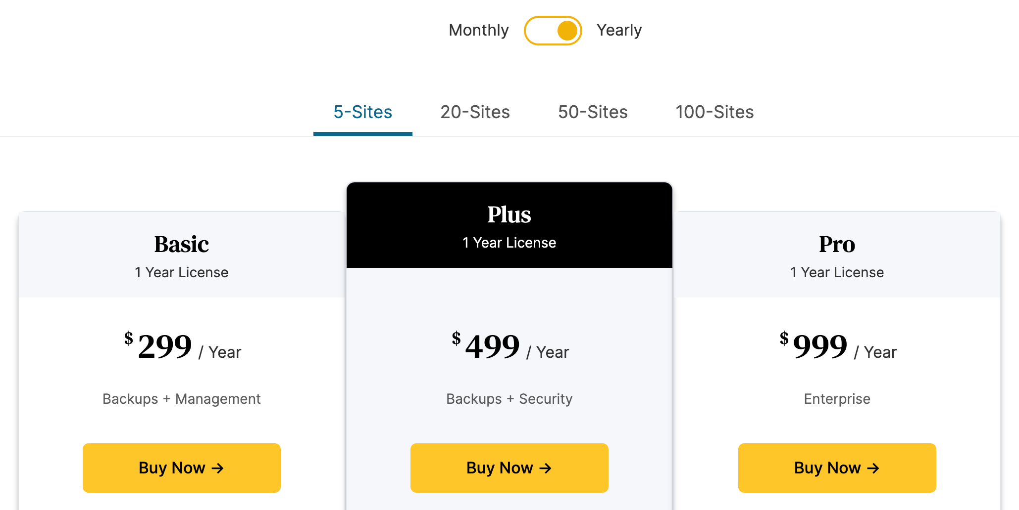 Pricing of WP Remote