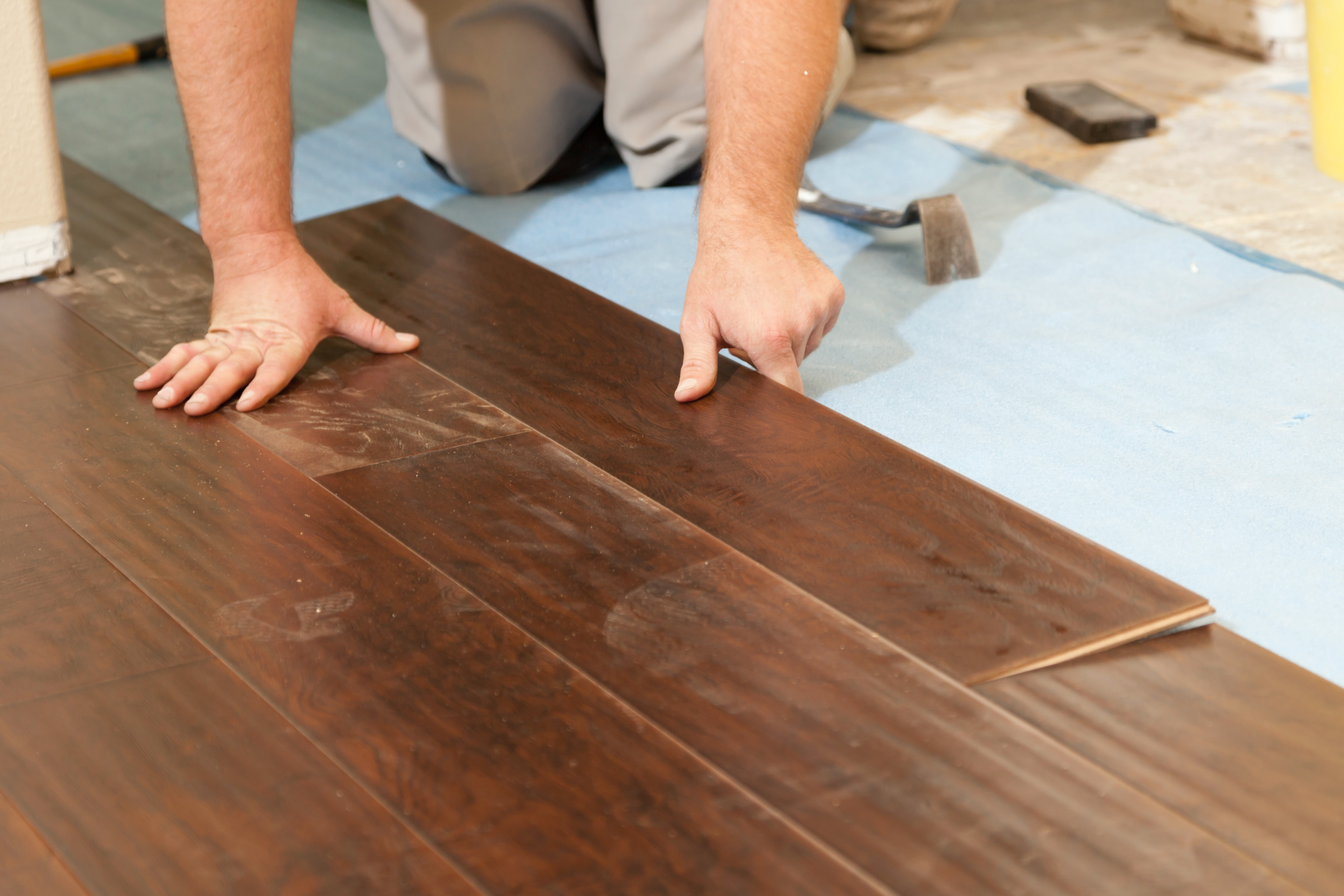 Fix laminate flooring