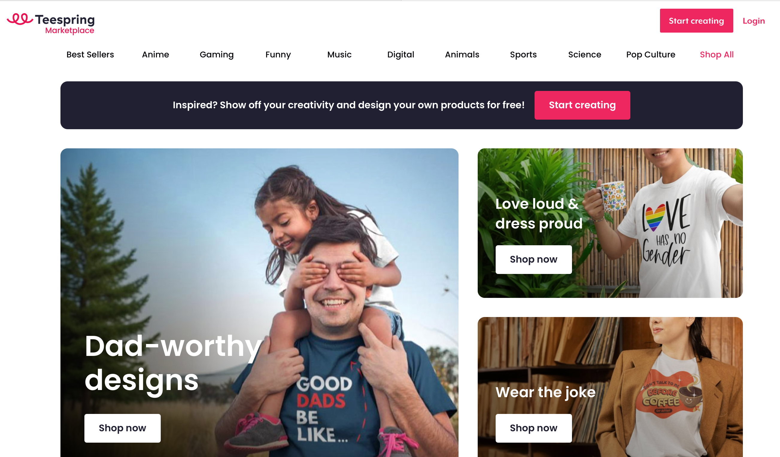 ebay dropshipping suppliers - teespsring 