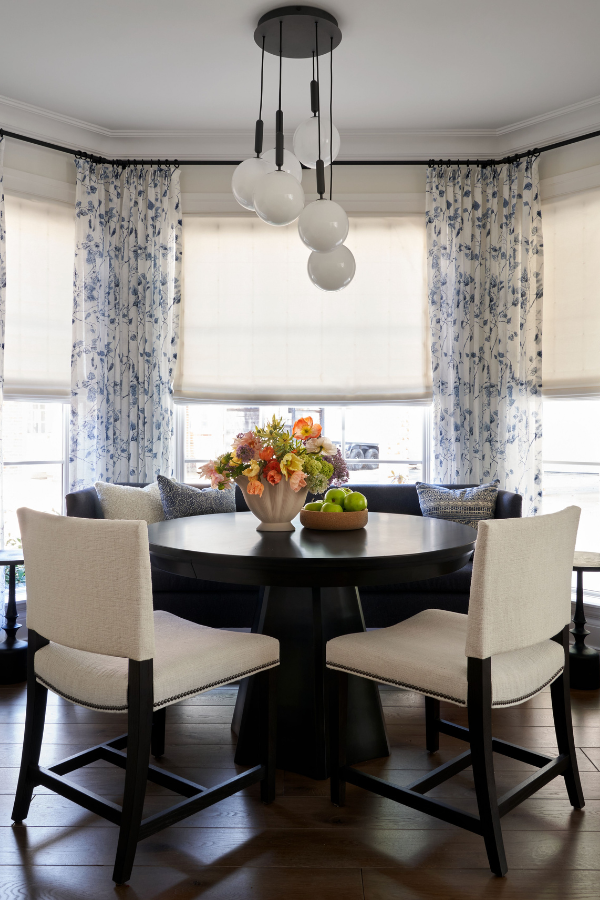 A real, human-designed breakfast room based on the samples in our earlier section.