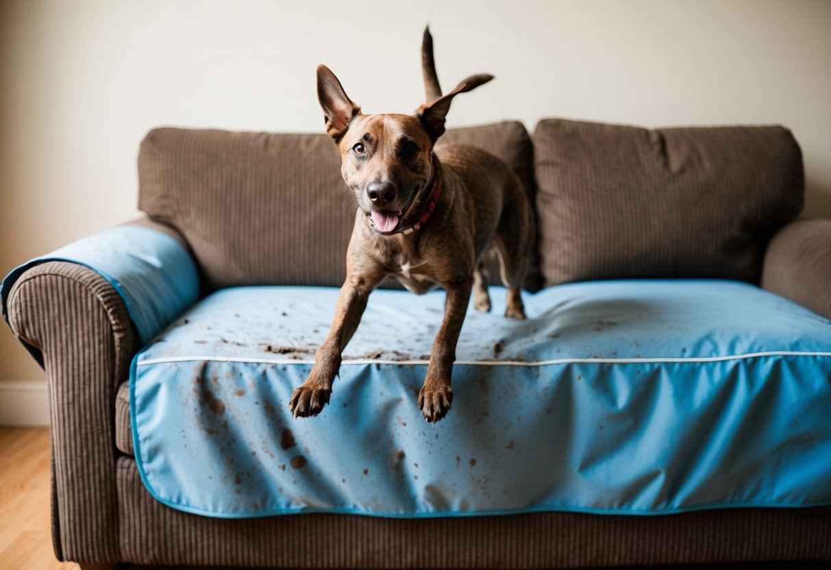 Can Furniture Covers Stand Up to a Muddy Dog