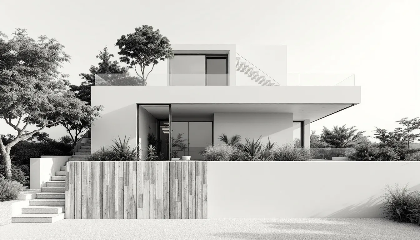 Integración de la arquitectura residencial con el entorno natural y urbano.