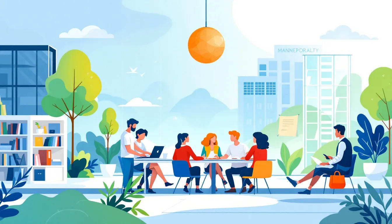 A mentorship program in action, highlighting guidance and support.