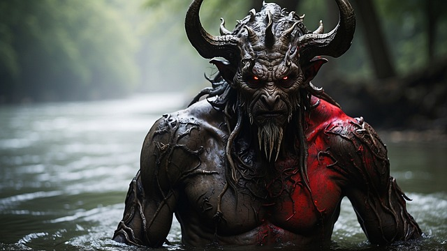 ai generated, demon, beast