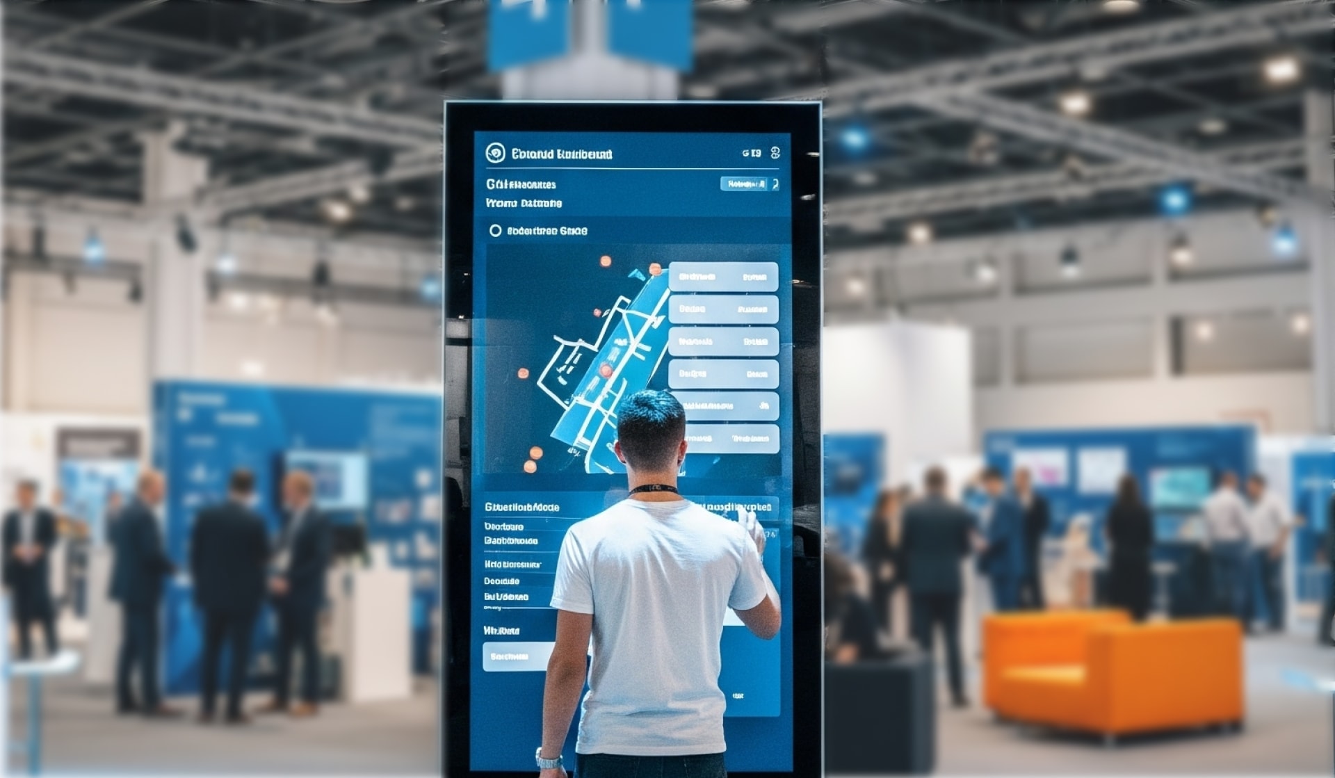 interactive wayfinding digital signage                                       