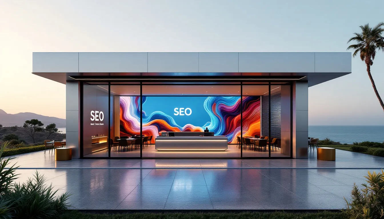 High-end restaurant showcasing local SEO services.