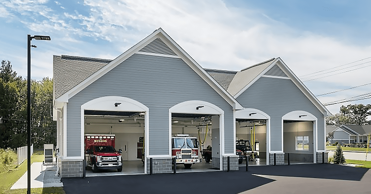 Structure Tone Building Hudson Fire Station