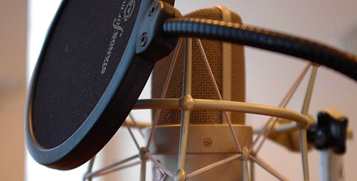 microphone, pop protection, recording