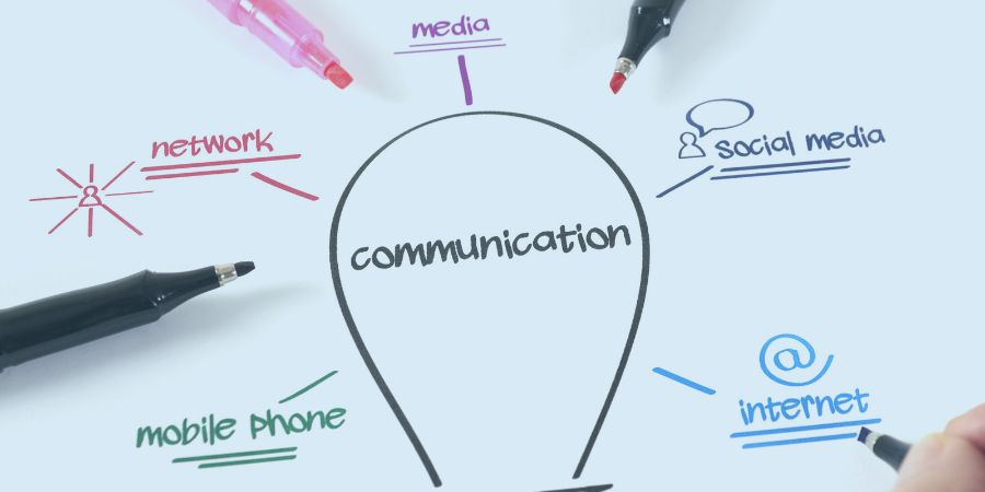 drawing of communications tools