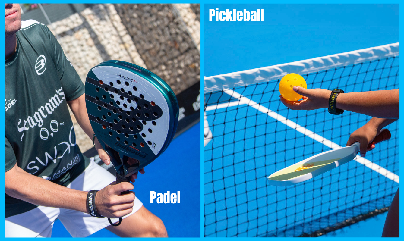 diferencias entre pádel y pickleball
