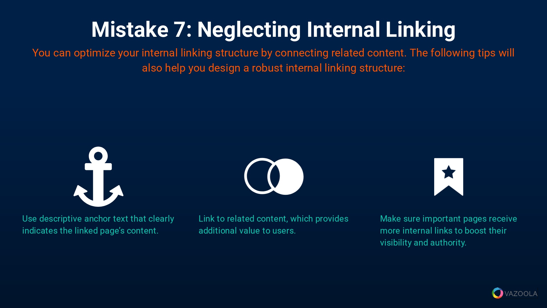 Mistake 7 Neglecting Internal Linking