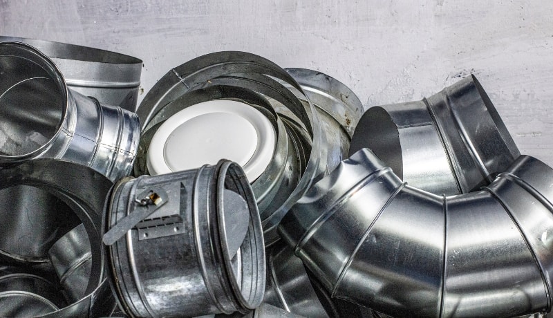 Multiple bends to shape the aluminum