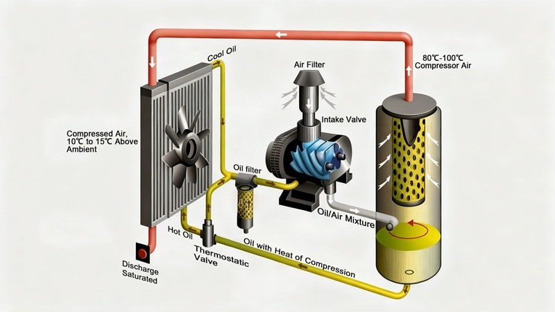 Air compressor Process Stages