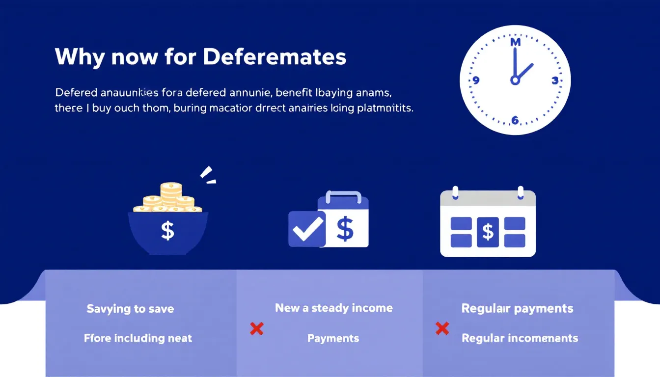 An illustration showcasing the concept of deferred annuities and their benefits.